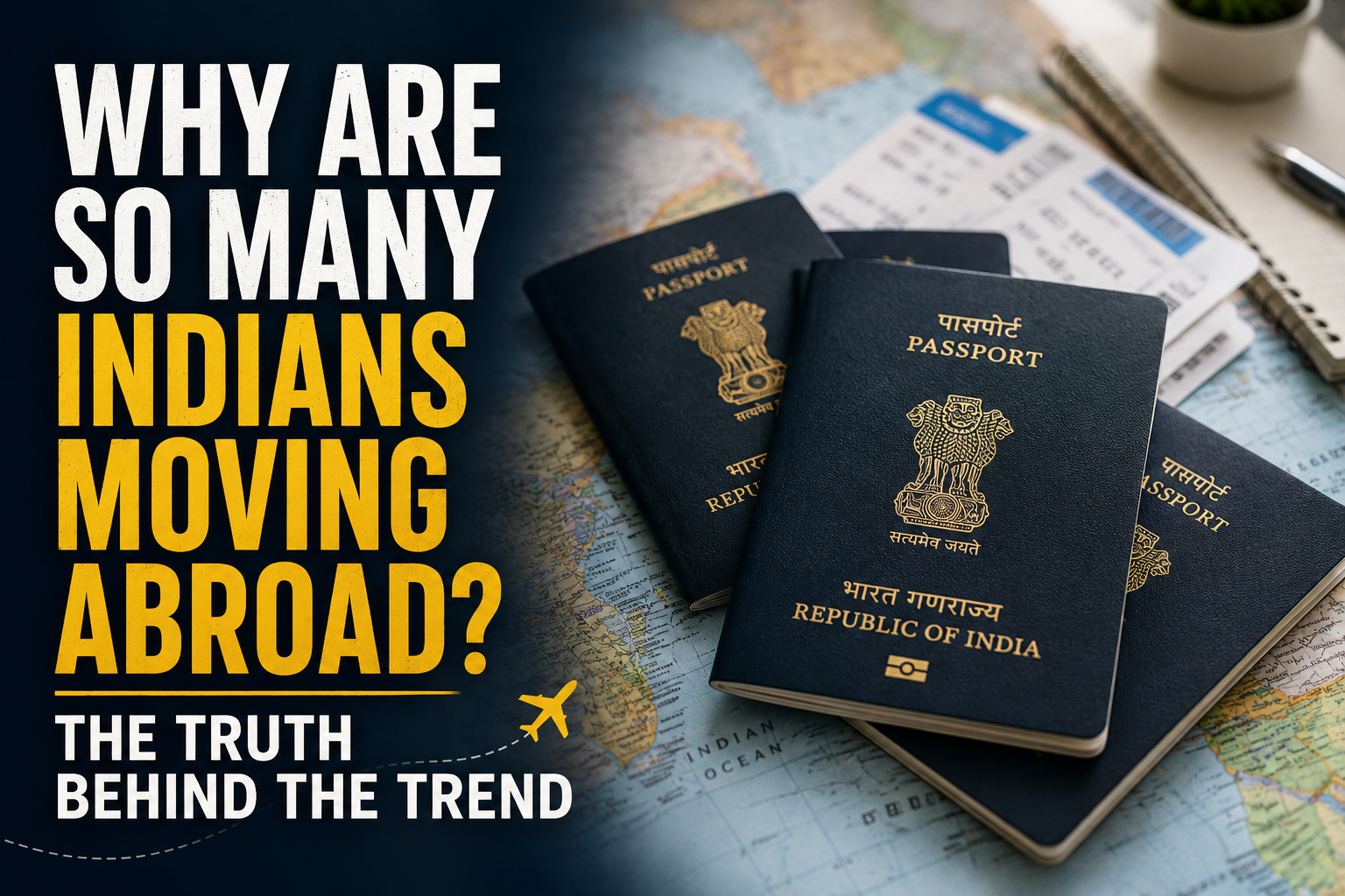 Why Are So Many Indians Moving Abroad? The Truth Behind the Trend